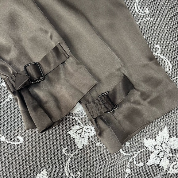 Aritzia Babaton Refined Satin Cargo Pant In Coffee Bean Size 00 - Picture 5 of 12